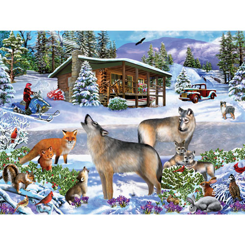 Snow Tapestry 300 Large Piece Jigsaw Puzzle
