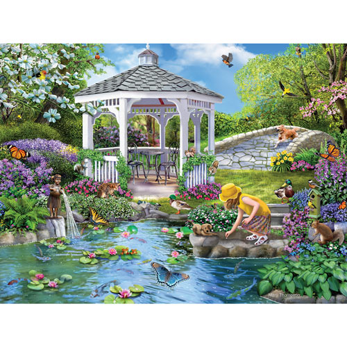 Secluded Garden 300 Large Piece Jigsaw Puzzle