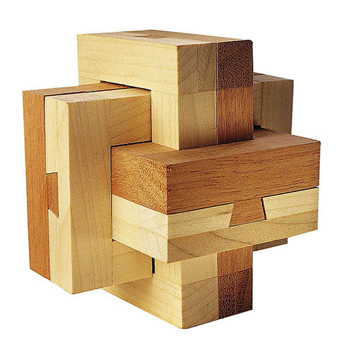 Dovetail Burr Wooden Puzzle