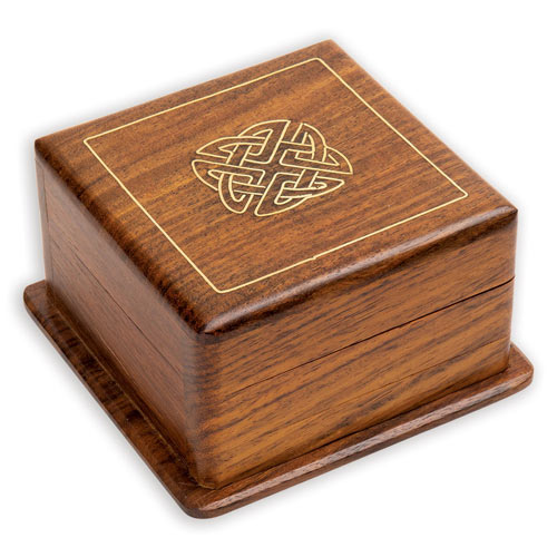 Celtic Inlay Keepsake Box