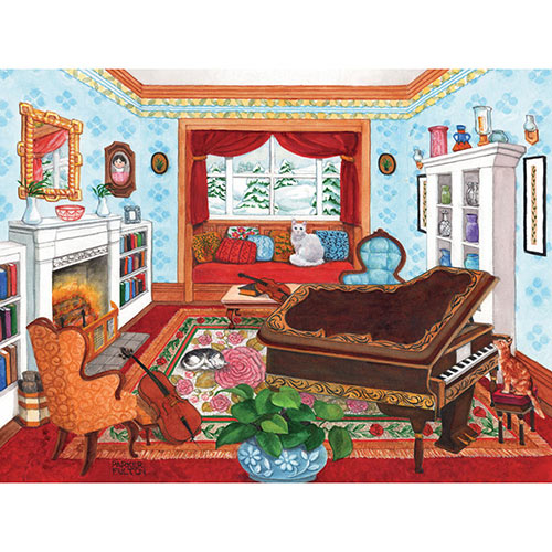 Music Room 500 Piece Jigsaw Puzzle
