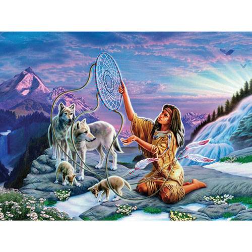 Dreamcatcher 300 Large Piece Glitter Effects Jigsaw Puzzle
