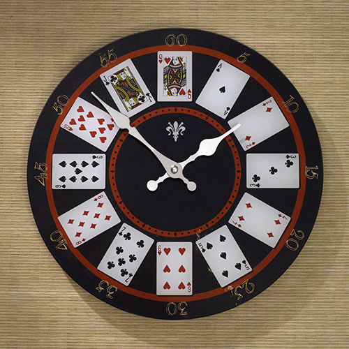Playing Cards Clock