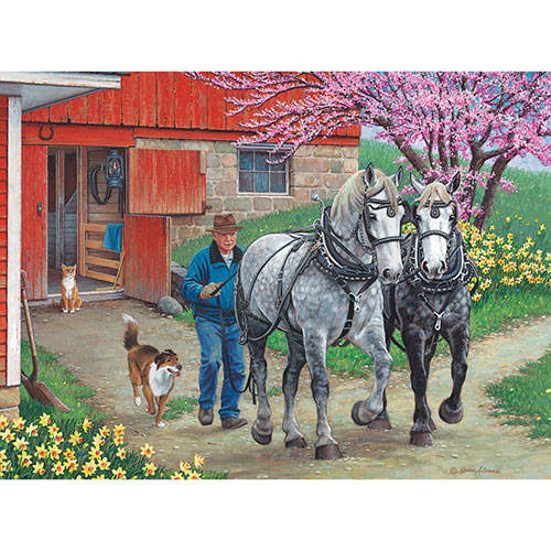 Back In the Harness 1000 Piece Jigsaw Puzzle