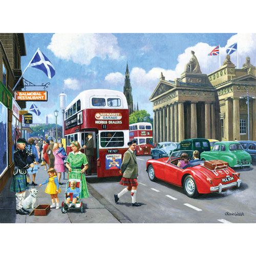 Vintage Edinburgh 1000 Piece Jigsaw Puzzle