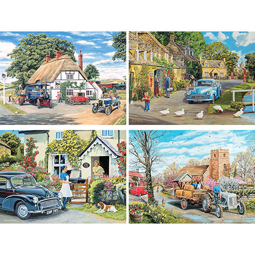 Set of 4: Trevor Mitchell 300 Large piece Jigsaw Puzzles