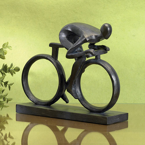 Favourite Pastime Cyclist Statue