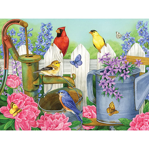Peonies Pump 500 Piece Jigsaw Puzzle