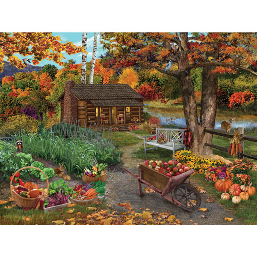 Harvest At The Cabin 1000 Piece Jigsaw Puzzle