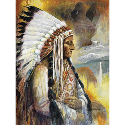 Spirit of the Sioux Nation 500 Piece Jigsaw Puzzle