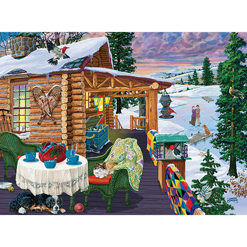 Twilight Skaters 1000 Piece Jigsaw Puzzle