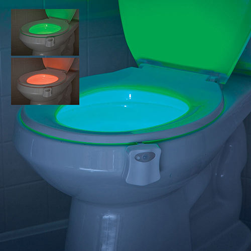 Motion Activated Toilet Bowl Light