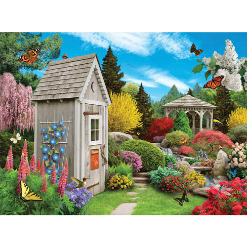 Out In The Garden 1000 Piece Jigsaw Puzzle