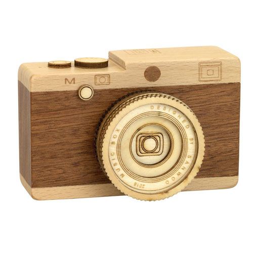 Wooden Camera Music Box- I Left My Heart In San Francisco