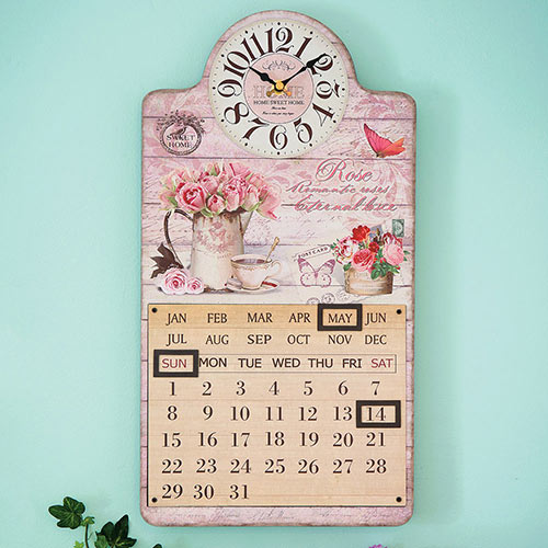 Rose Clock & Perpetual Calendar