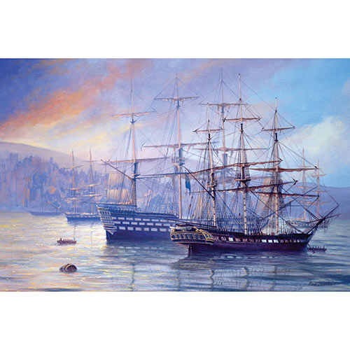 Frigate and First Rate 1000 Piece Jigsaw Puzzle