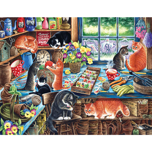 In The Garden Shed 1000 Piece Jigsaw Puzzle