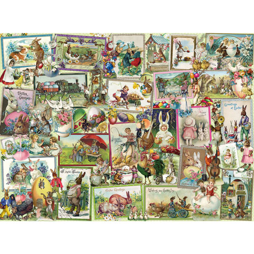 Easter Collage 300 Large Piece Jigsaw Puzzle