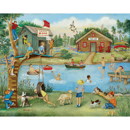 Boys' Fun 500 Large Piece Jigsaw Puzzle