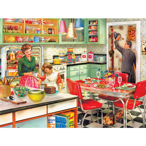 Baking With Mom 300 Large Piece Jigsaw Puzzle