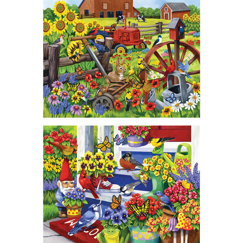 Set of 2: Nancy Wernersbach 500 Piece Jigsaw Puzzle