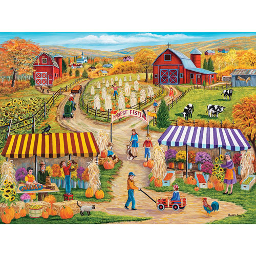 Terrie's Fall Festival 300 Large Piece Jigsaw Puzzle