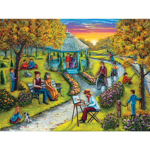 Autumn In The Park 300 Large Piece Jigsaw Puzzle