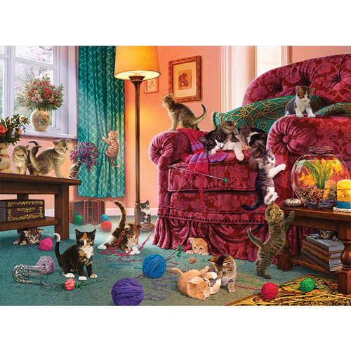 Naughty Kittens 300 Large Piece Jigsaw Puzzle