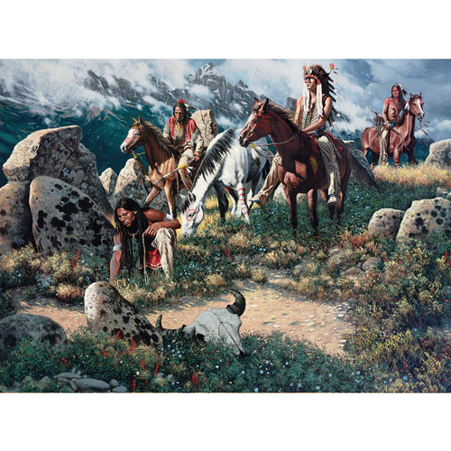 Scouting The High Ridge 1000 Piece Jigsaw Puzzle