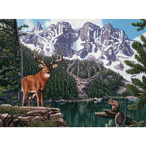 Emerald Lake 300 Large Piece Jigsaw Puzzle