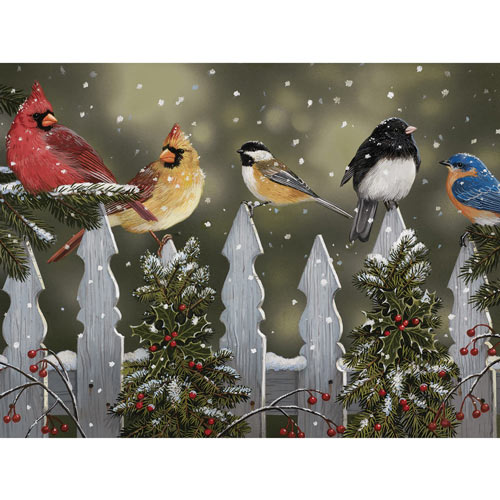Winter Perch 1000 Piece Jigsaw Puzzle