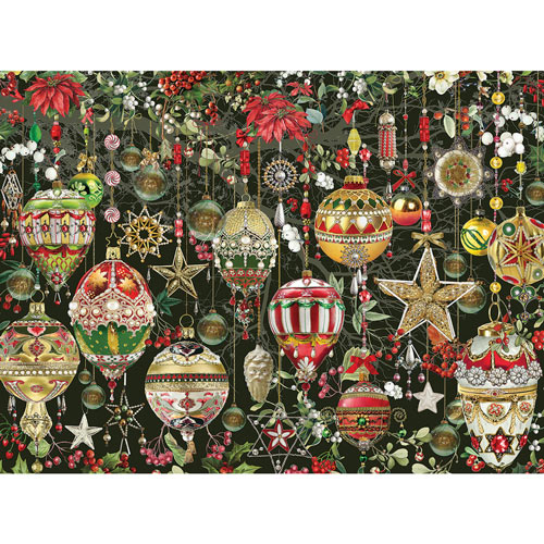 Christmas Ornaments 300 Large Piece Jigsaw Puzzle