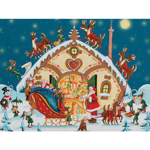 Loading The Sleigh 1000 Piece Jigsaw Puzzle