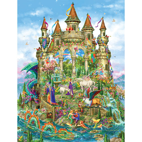 Fantasy Castle 750 Piece Shaped Jigsaw Puzzle