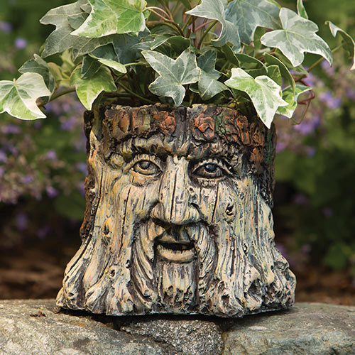 Tree Face Garden Planter Statue