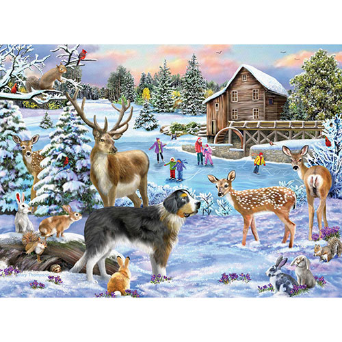 Snow Day, Let's Play! 1000 Piece Jigsaw Puzzle