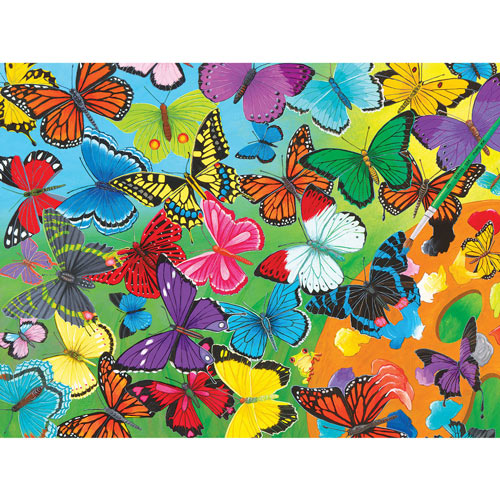Butterfly Palette 300 Large Piece Jigsaw Puzzle