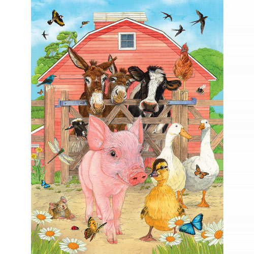 Fun On The Farm 300 Large Piece Jigsaw Puzzle