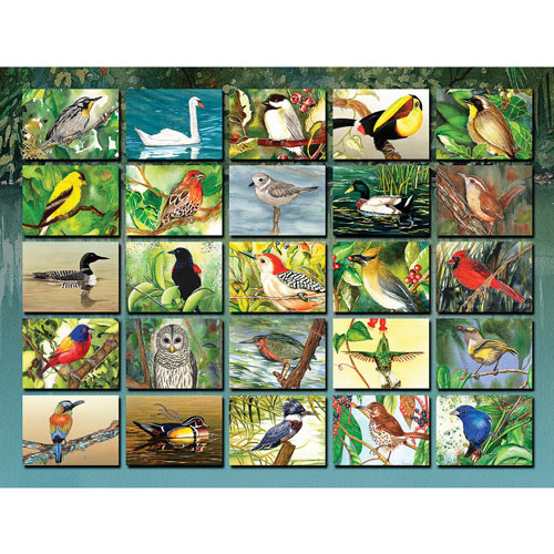 Bountiful Birds 1000 Piece Jigsaw Puzzle