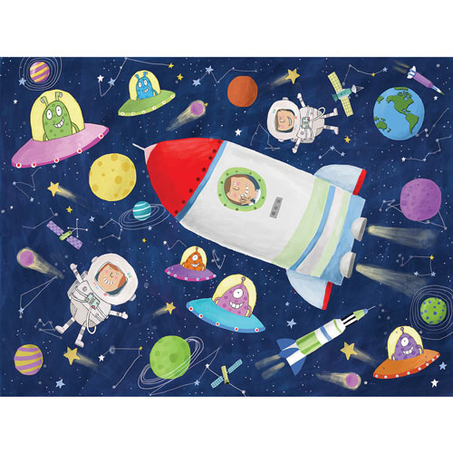 Space Ship Adventure 200 Large Piece Jigsaw Puzzle