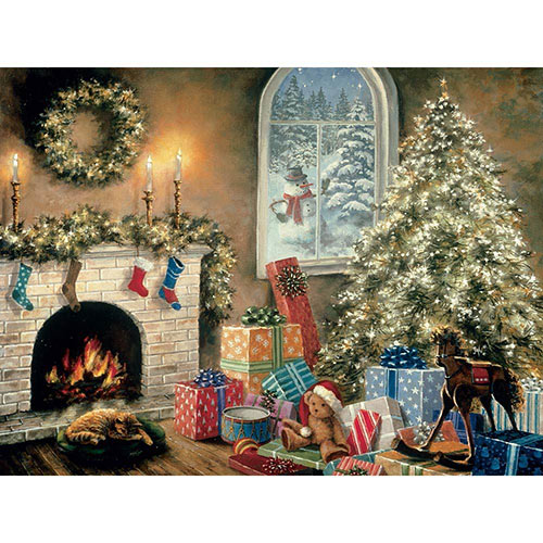 Not a Creature was Stirring 300 Large Piece Glow-in-the-Dark Jigsaw Puzzle