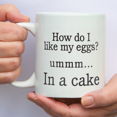 How do I Like My Eggs Jumbo Mug