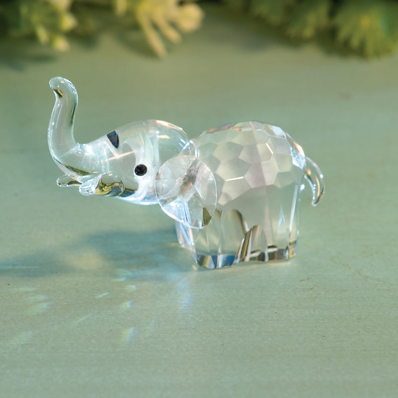 Majestic Crystal Elephant - Small