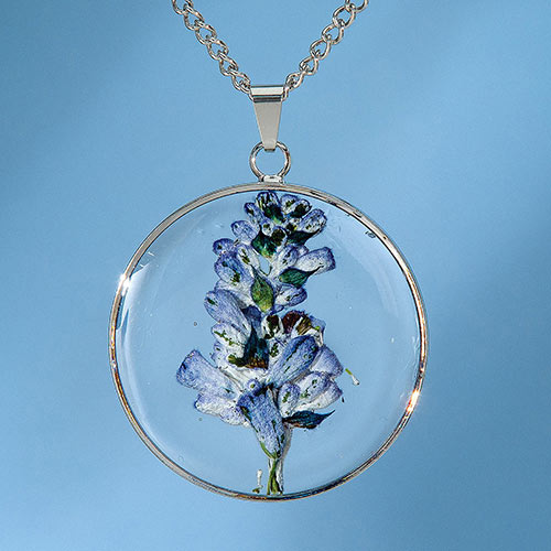 Birth Flower Necklace - July (Salvia)