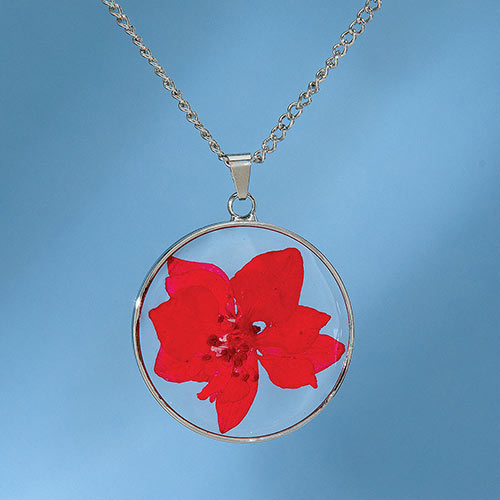 Birth Flower Necklace - December (Gaura)