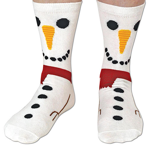 Snowman Festive Holiday Socks