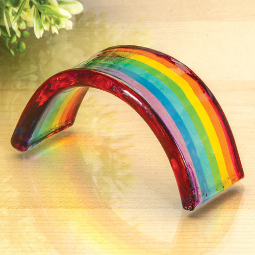 Cheerful Mini Glass Rainbow