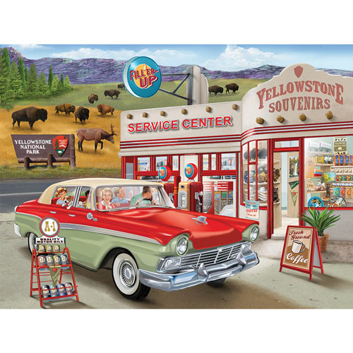 Yellowstone Memories 300 Large Piece Jigsaw Puzzle