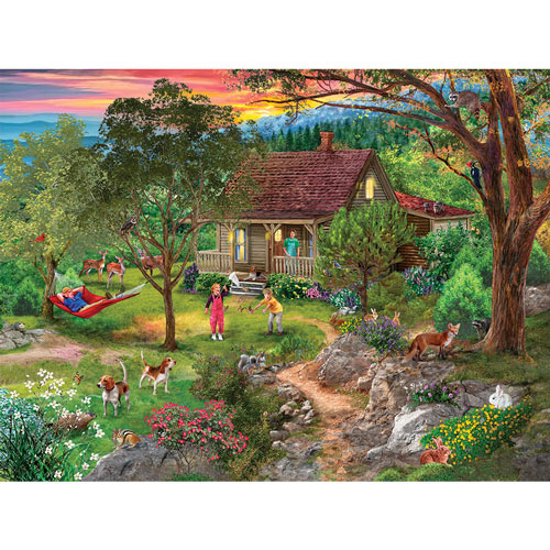 Vacation Mountain 300 Large Piece Jigsaw Puzzle