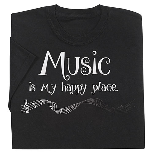 Music is My Happy Place T-Shirt